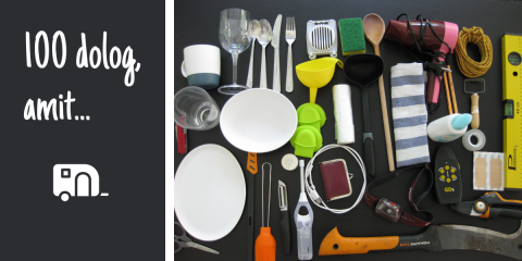 100 dolog, amit a lakókocsiban tartunk